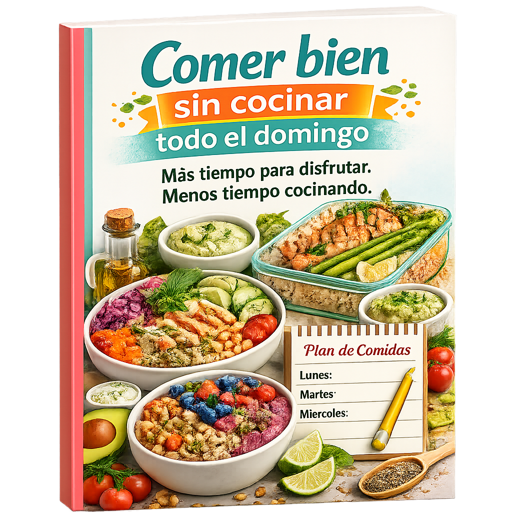 Comer bien sin cocinar todo el domingo + 4 bonos